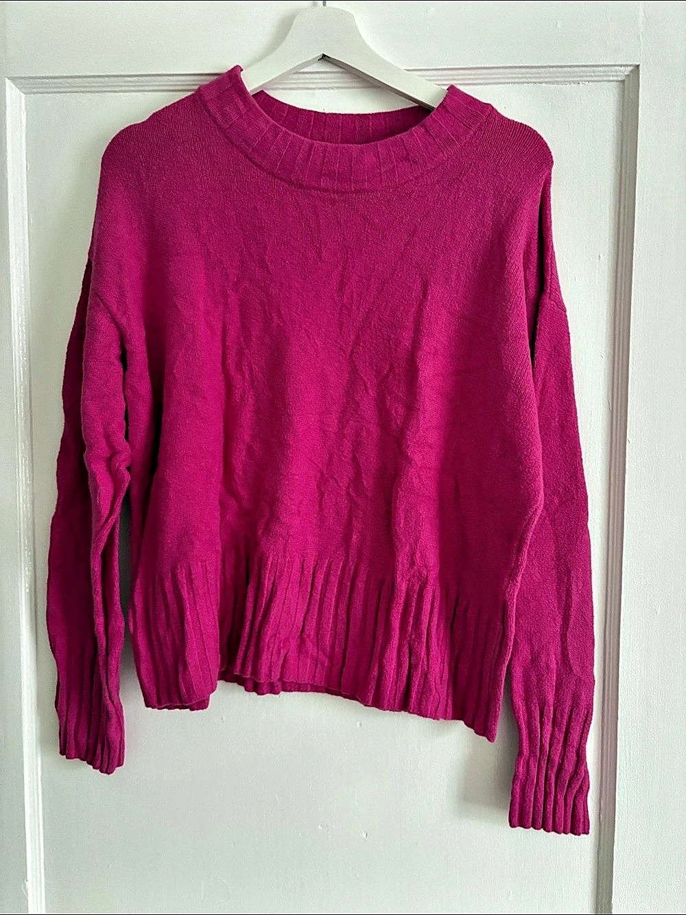 Gap Cashsoft Crewneck Sweater in Pink Size Large Like New